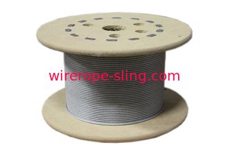 Cavo rivestito dell'acciaio inossidabile del vinile, resistente UV della corda del cavo dell'acciaio inossidabile