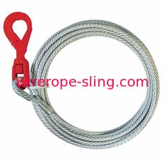 Linea resistente bene durevole lungo dell'argano della corda del gancio di tempo di impiego con il fermo di chiusura di auto