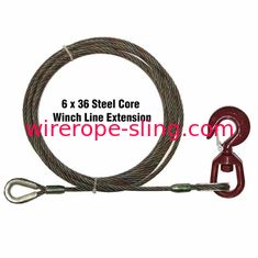 Linea estensione flessibile, calibro dell'argano di cavo di norma 0.3-11mm del cavo AISI dell'argano della corda