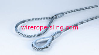 I singoli fiamminghi dell'imbracatura 6x25 IWRC della fune metallica di conduttore elettrico osservano il ciclo al ditale resistente