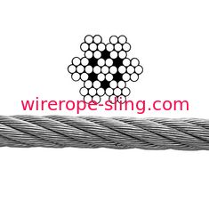 Il bene durevole 304 ha galvanizzato la corda d'acciaio 7x7 per cavo inossidabile Balustrading