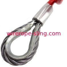 La sicurezza d'acciaio durevole dell'imbracatura del cavo metallico ha premuto il cavo metallico di sollevamento dell'automobile della gru di rimorchio del cavo di cavo