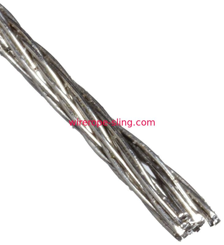 Cavo metallico di ASTM ed imbracatura di sollevamento standard, cavo del acciaio al carbonio per attrezzare