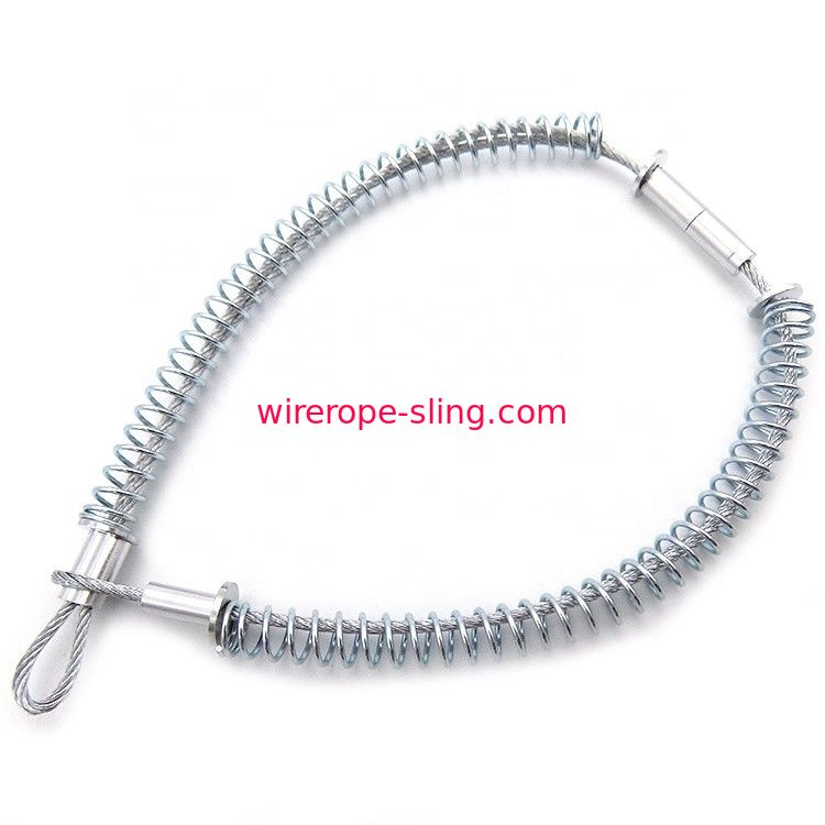 Tubo flessibile non legato del cavo di sicurezza di Whipcheck dell'imbracatura del cavo metallico da foggiare per uso dei tubi
