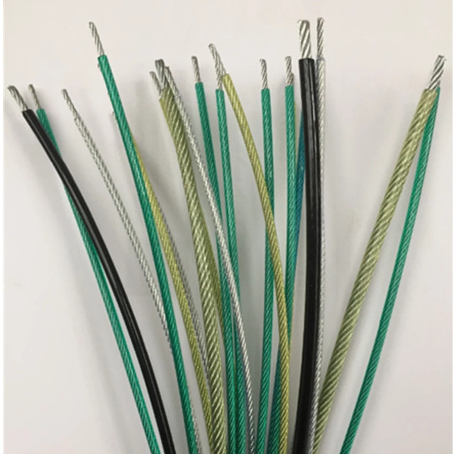 Corda rivestita in PVC PU Nylon per cavi flessibili in acciaio corda Durabile qualità con prezzo all'ingrosso