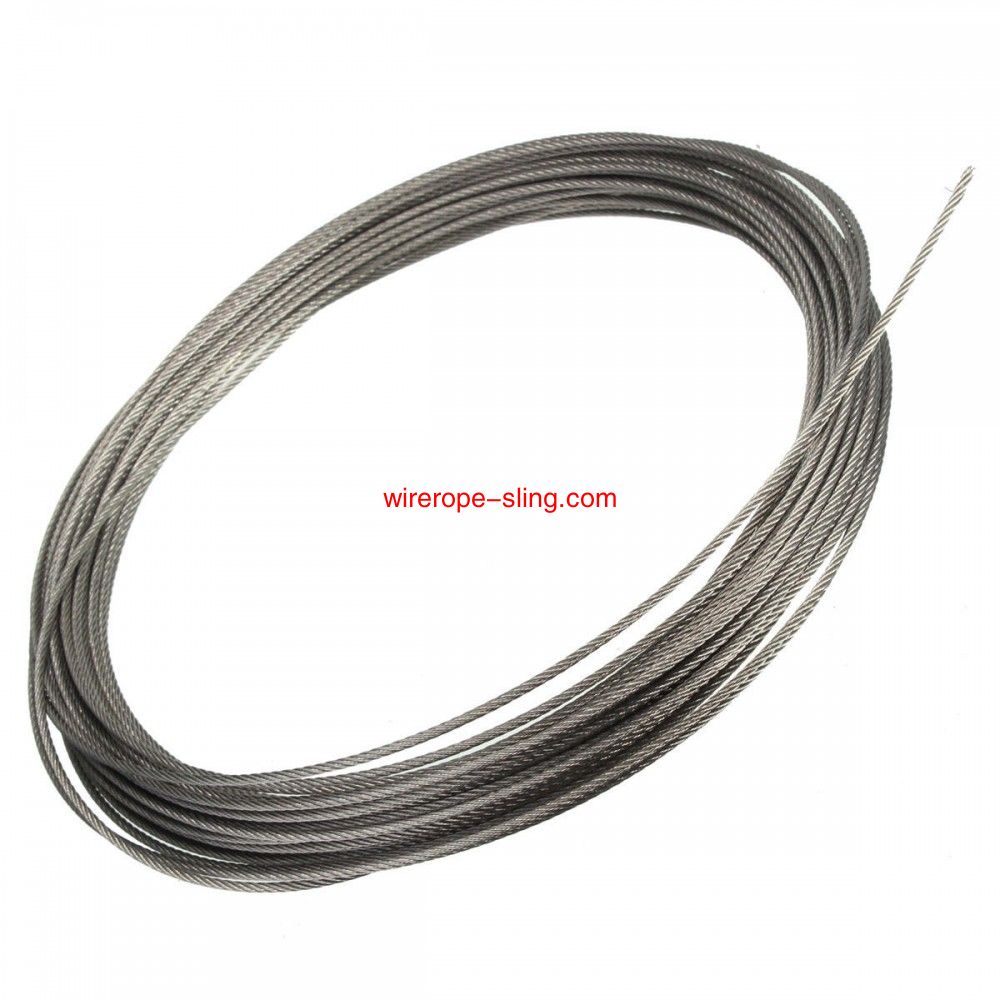 15M 316 Camicie inossidabili Acciaio Linea cavo diametro della corda 1.5mm