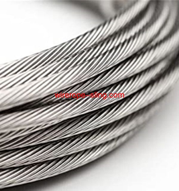 AISI 304 316 7x37 Corda metallica inossidabile High Tension Steel Cable per i kit di ringhiera per cavi