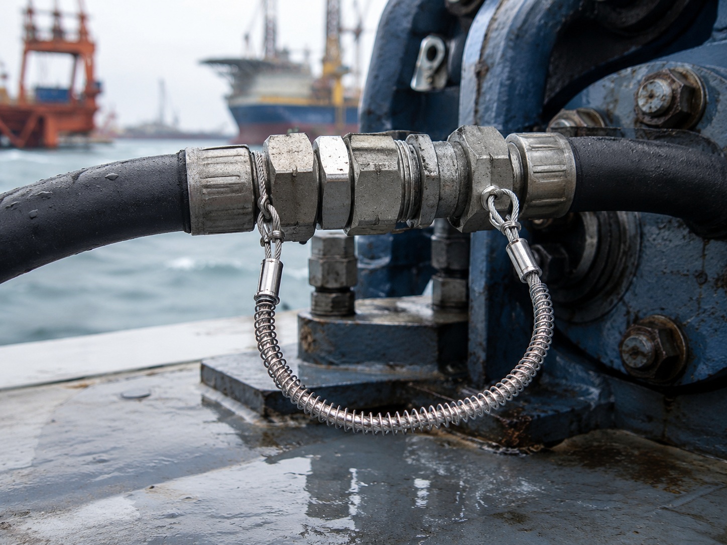 Marine cavo di sicurezza tubo idraulico for shipyard and offshore maintenance Marine cavo di sicurezza tubo idraulico for shipyard and offshore maintenance