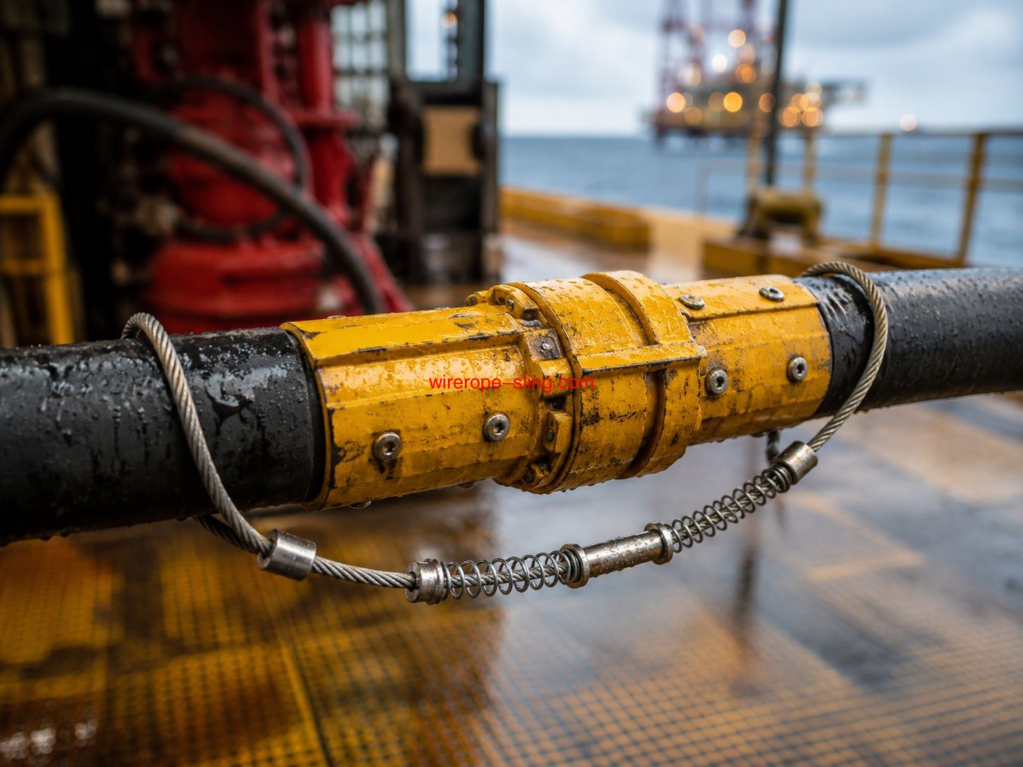Cavo di sicurezza del tubo del campo petrolifero personalizzato per la protezione del tubo ad alta pressione e della frusta del tubo